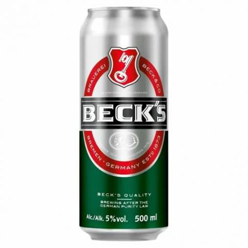 Пиво светлое BECK'S 5% 0,5л