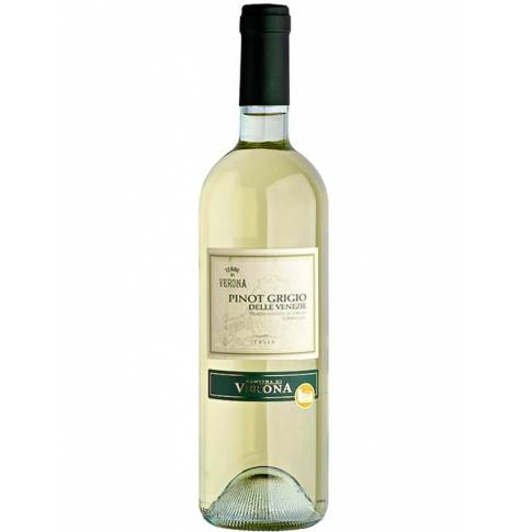 Вино Terre di Verona Pinot Grigio delle Venezie IGT белое сухое 12% 0,75л