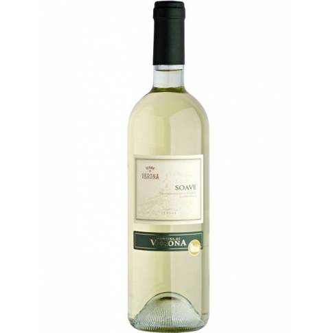 Вино Terre di Verona Soave DOC белое сухое 12% 0,75л