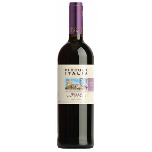 Вино Piccola Italia червоне напівсолодке 11% 0,75л